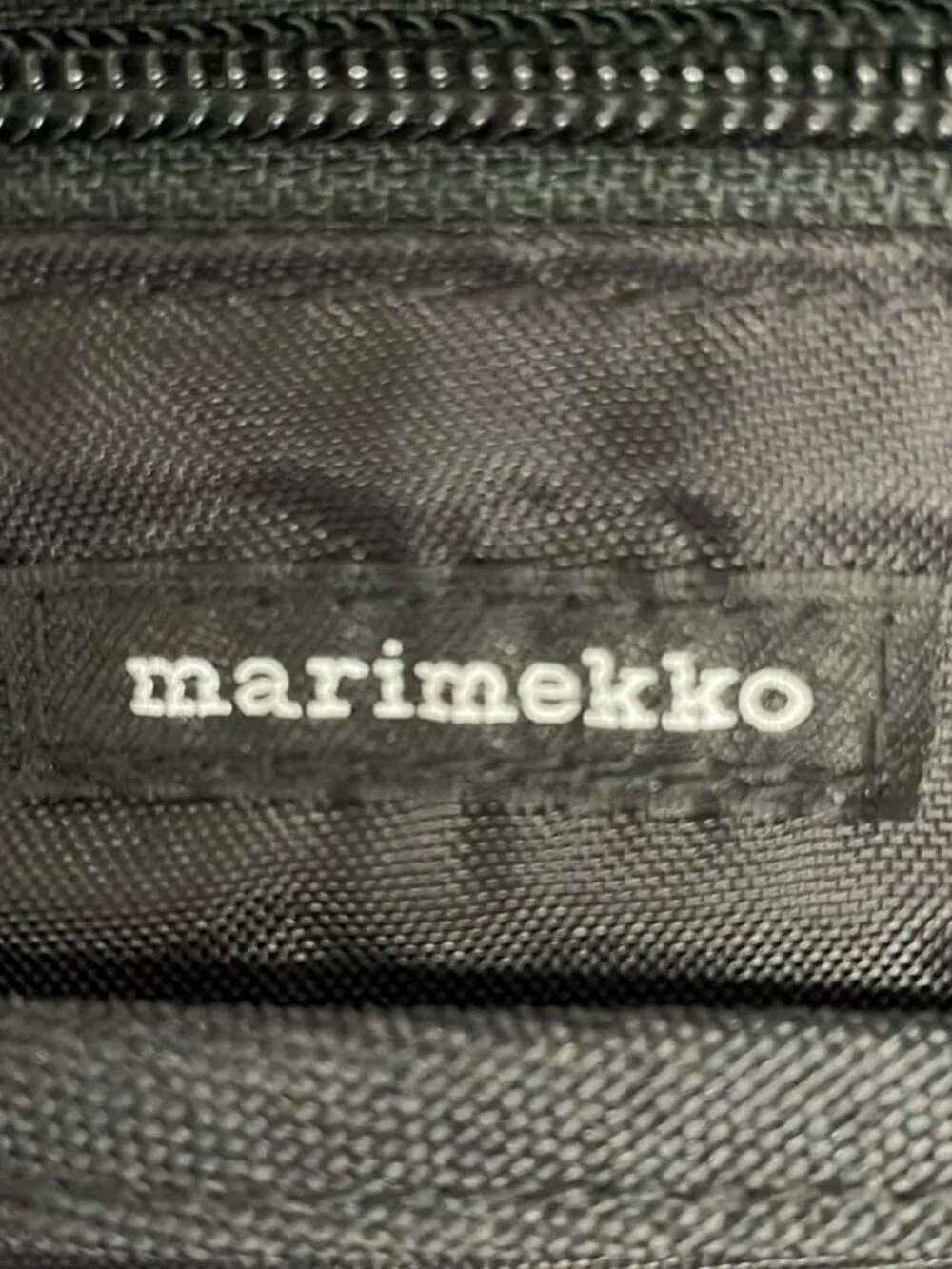 marimekko Dark Gray Nylon Backpack
